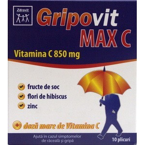 zdrovit-gripovit-max-c-10-plicuri